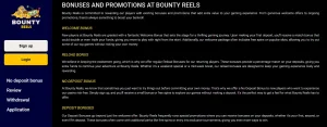 bounty reels bonus evidence visual
